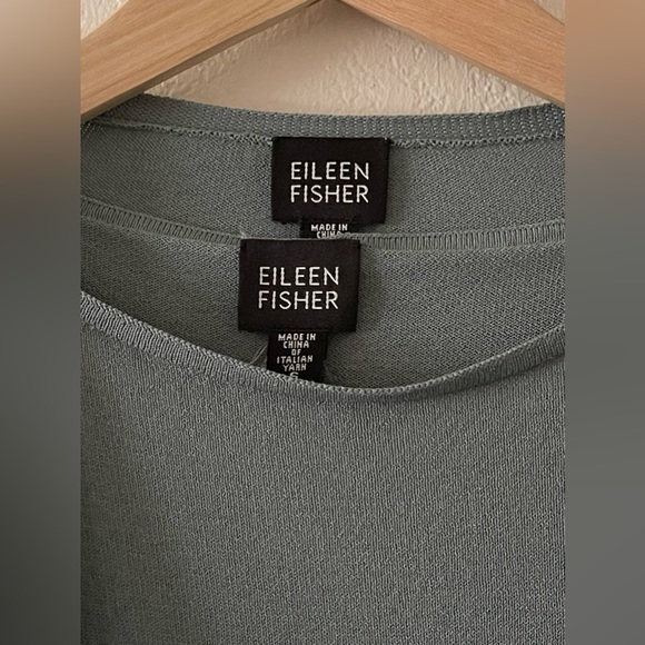 Eileen Fisher Top w/ Cardigan - Picture 4 of 11